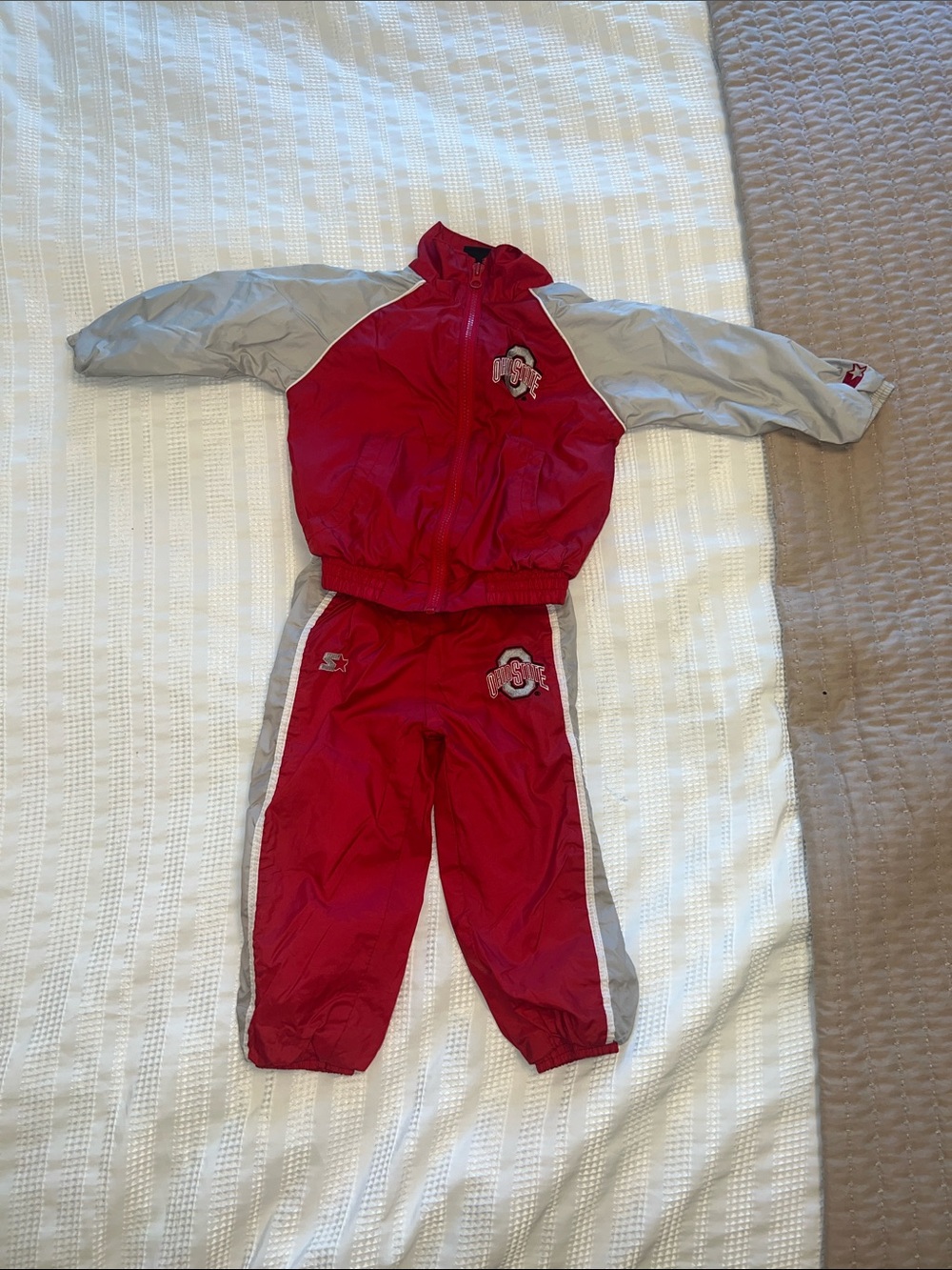 Kids Ohio State Buckeyes Windbreaker Costume Set